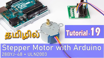 How to use Stepper Motor with Arduino - Tutorial #19 | Tamil | 28BYJ-48 Servo + ULN2003 | தமிழில்