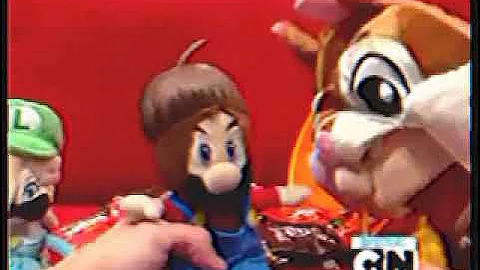 super Mario Logan aired on cartoon network 2012 half hour Halloween special part CN birthday party