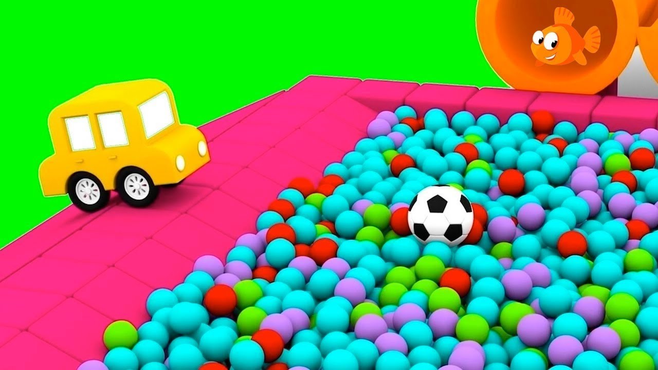 BALL POOL JIGSAW! - Cartoon Cars for kids - YouTube