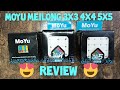 Moyu Meilong 3x3 4x4 5x5 Review 😍 (Best Budget Rubik's Cubes Review) ❤️