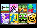 Brawl Stars,Stick vs Zombies,Zombie Tsunami,Mighty Party,А4 Прятки,Бравл Старс NOOB vs PRO vs HACKER