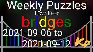 Flow Free Bridges - Weekly Puzzles - Simply Extreme - 2021-09-06 to 12 - September 6th to 12th 2021