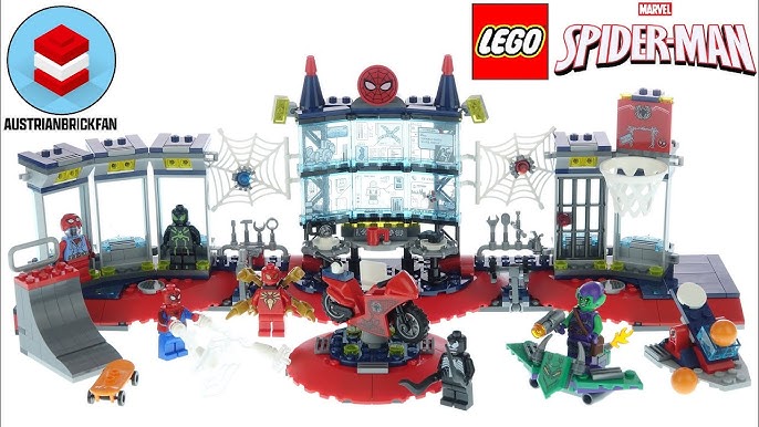 LEGO Marvel Spider-Man Webquarters Hangout 10784 Building Set - Spidey and  His Amazing Friends Series, Spider-Man, Miles Morales, and Green Goblin  Minifigures, Toys for Boys and Girls Ages 4+ 