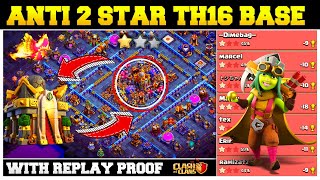 *1 Star Proof* Town Hall 16 CWL Base With Link | *Defend Like a Legend* |Th16 Unbeaten Base.