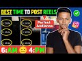 Best Time To Post Reels on Instagram | What is The Best Time to Post On Instagram 2025 | Upload reel