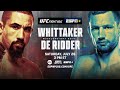 Прогнозы и ставки на UFC Fight Night: Whittaker vs. de Ridder/ Гуськов Крылов,Алмабаев Очоа,Уиттакер