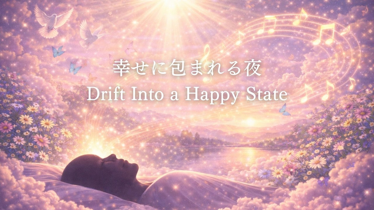 【作業用BGM】幸せに包まれる夜 Drift Into a Happy State【15分後に暗転】♯ヒーリングミュージック♯sleepmusic