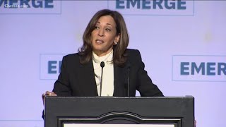Kamala Harris holds first speech after loss to Donald Trump