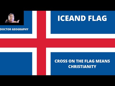 आइसलैंड का झंडा..ICELAND FLAG...
