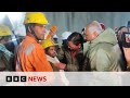 First workers rescued from India tunnel in Uttarakhand | BBC News