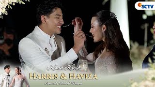 Download lagu Romantis! Harris dan Haviza Saling Suap Wedding Cake | Special Akad Nikah