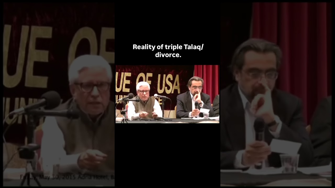 Reality of Triple Talaq Divorce | Javed Ahmad Ghamidi Official