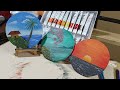4 round canvas painting ideas 💡 I Rakesh Arts