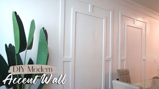 Easy DIY Modern Accent Wall | Home  Series