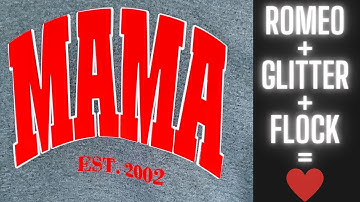 Laten we leren hoe je FLOCK HTV en GLITTER HTV kunt aanbrengen met SISER ROMEO