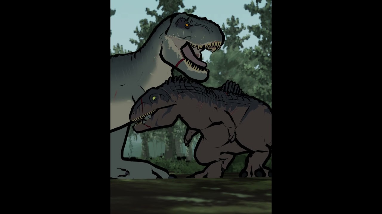 Giganotosaurus vs Vastatosaurus Rex | Animation 