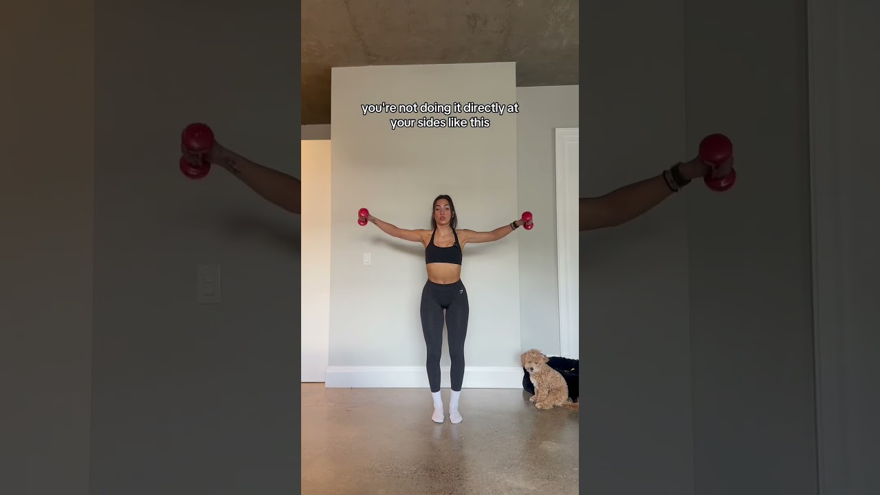 LATERAL RAISES: HOW TO! #upperbodyworkout #shoulderworkout