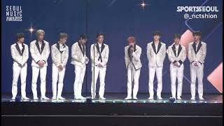 NCT127 220123 Seoul Music Awards 大賞受賞コメント / ✍️記録用