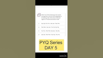 PYQ series Day 5 CSIR NET December 2025 @BotanyInsider