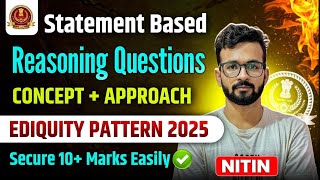 Reasoning Statement Questions | Complete Concept & Tricks | As per Ediquity Pattern