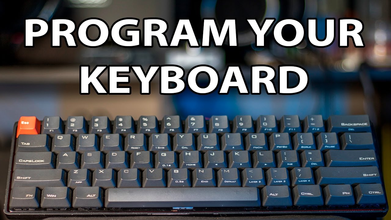 How To Program The Pok3r Keyboard Youtube