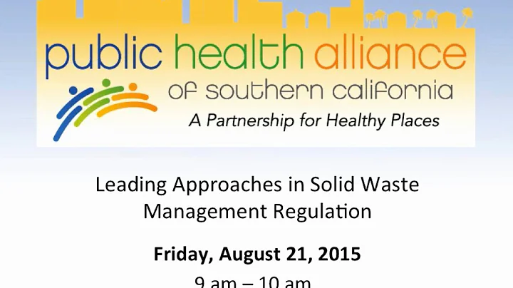 Leading Approaches in Solid Waste Management and R...