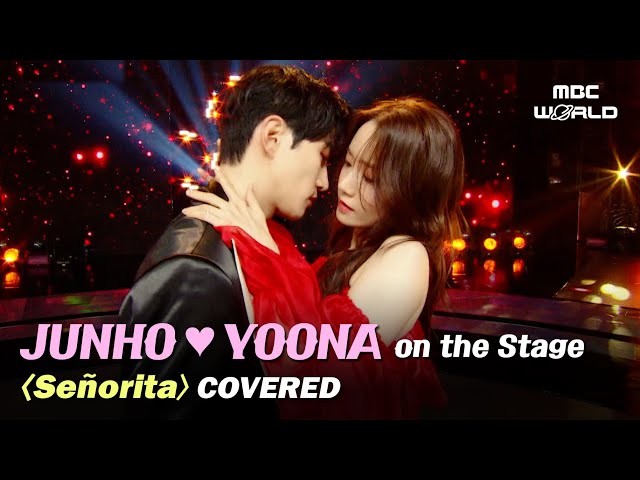 [C.C.] JUNHO❤YOONA on the stage✨ 《Señorita》 CoveredㅣKpop on the Stage class=