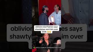 oblivion dad flames says shawty bae paid him 250k #iams4rgon #shawtybae