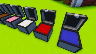 Learning Colors – Colorful Chests on a Minecraft Farm