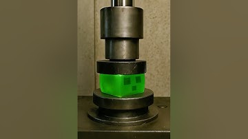 Hydraulic Press vs Minecraft Slime Block: AI ASMR Test