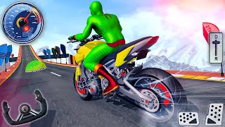 Bike Racing Stunt Simulator - Impossible Tracks Motocross Dirt Motor Race - Android GamePlay screenshot 2