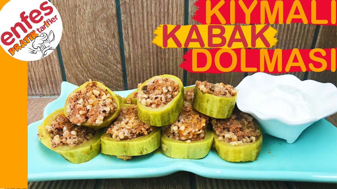 Kıymalı Kabak Dolması Tarifi | Kıymalı Yemek Tarifi | Kabak Yemeği Nasıl Yapılır | Kabak Yemekleri