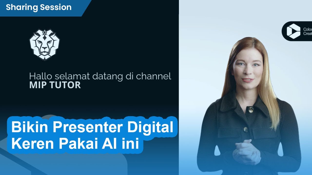 Cara Membuat Presenter AI Menggunakan Website Colossyan - YouTube