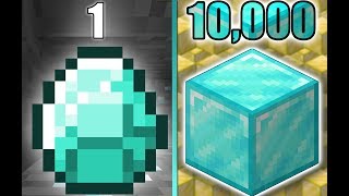 Asking for 1 diamond, but if they say yes I give them 10,000 diamonds.