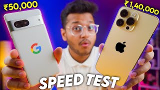 iPhone 14 Pro Max VS Google Pixel 7 : Speed Test (Shocking Results)