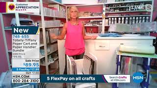 TotallyTiffany Paper Cart and Paper Handler Bundle