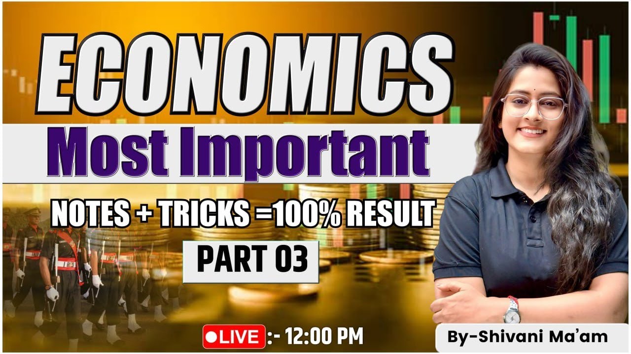 Economics Most Important | One Stop Solution for Exams 🔥 | Complete ...