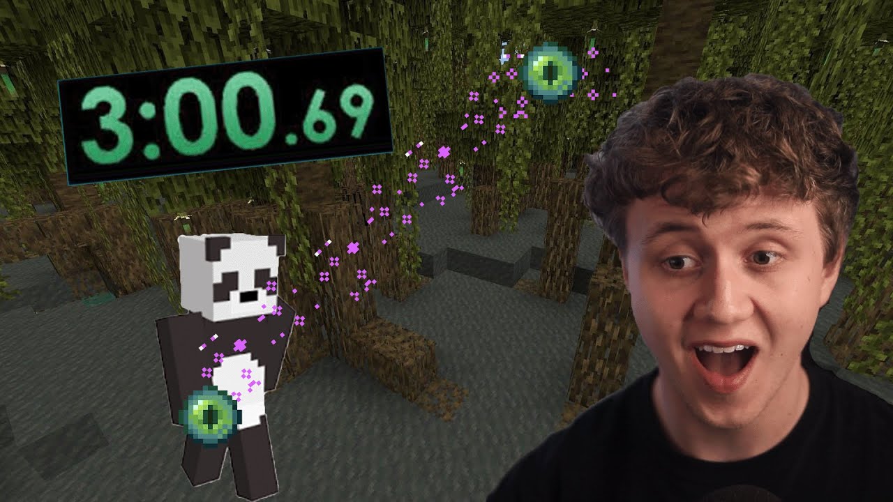 I Attempted to BEAT the Minecraft Speedrun Record - YouTube