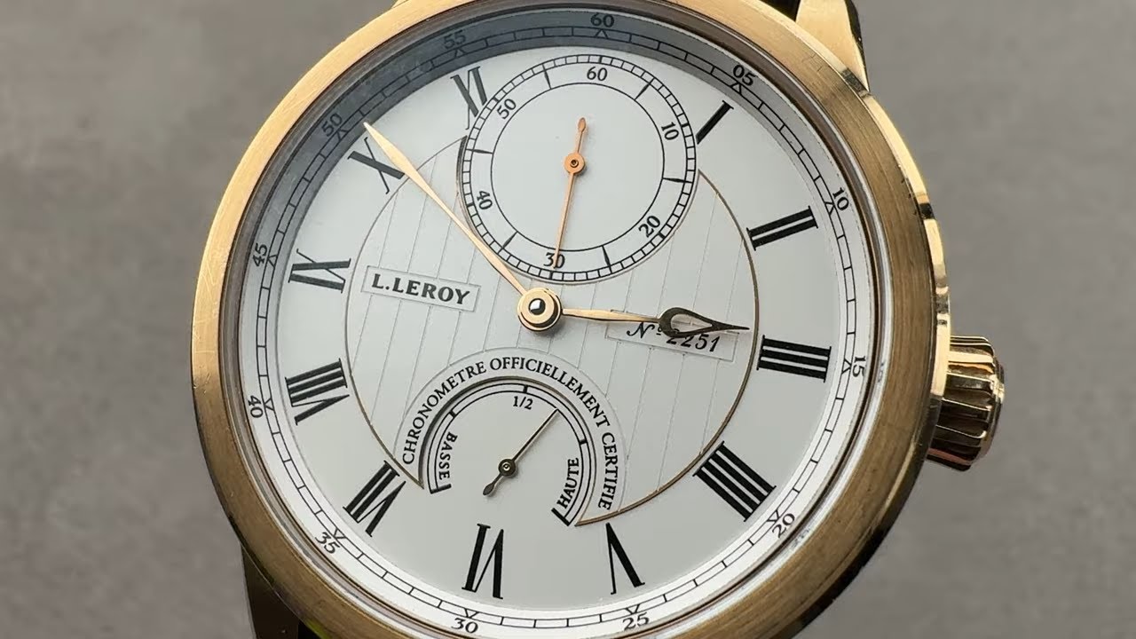 L. Leroy Marine Deck Chronometer (LL2011) L. Leroy Watch Review YouTube