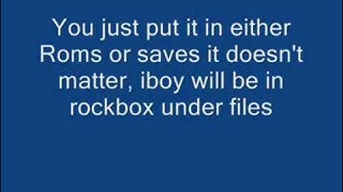 How to put iboy and games on your ipod