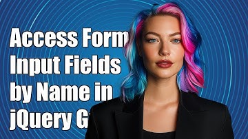 Hoe u toegang krijgt tot formulierinvoervelden op naam in jQuery: een stapsgewijze handleiding