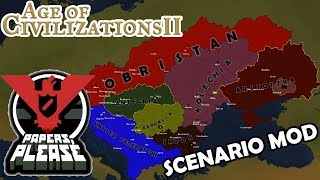 I recrated the Papers Please map in Age of Civilizations 2 : r/papersplease