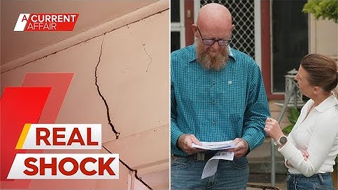 NSW Hunter homeowners fight after insurers knock back earthquake damage claims | A Current Affair