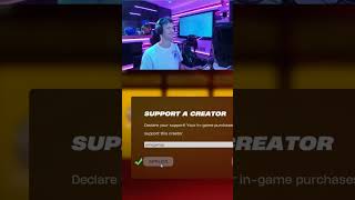 Streamer reacts after entering a random code