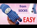 Кукла из носков / DIY dolls from socks