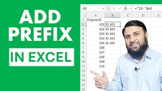 How to Add Prefixes in Excel | Quick & Easy Tutorial for Beginners