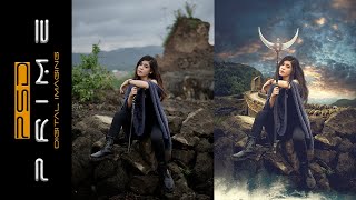 How to Make Compositing Soft Tone Digital Manipulation Photoshop Tutorial screenshot 4