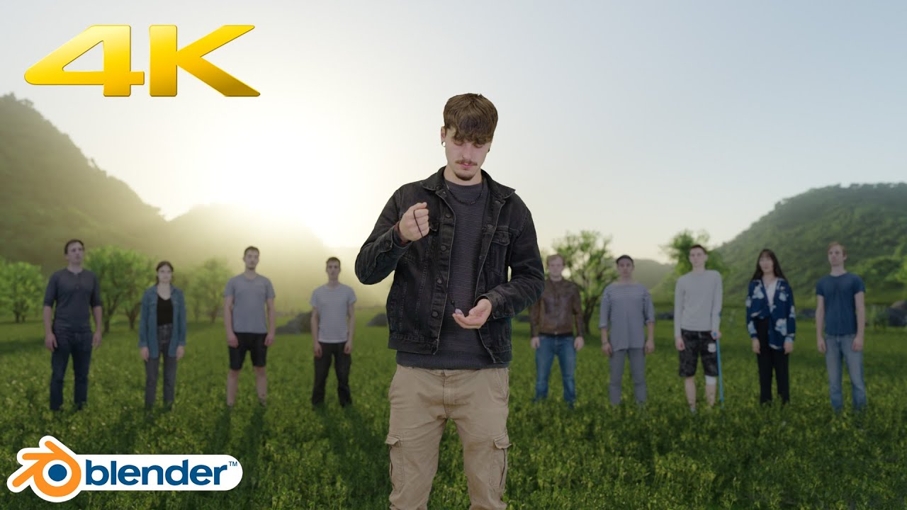 Die Versuchung - CGI Animated Film with Blender Cycles 2022 (german/deutsch)