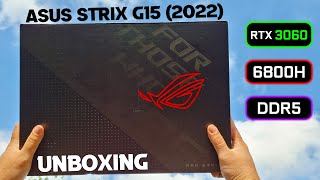 ASUS STRIX G15 (2022) | RTX 3060 (140w) + Ryzen 6800h | Unboxing