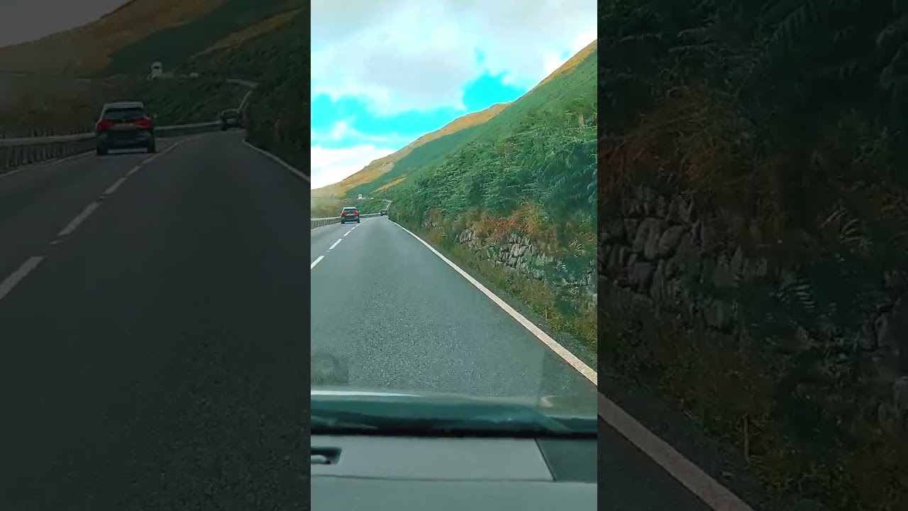 ⁣very dangerou up hill. snowdonia mountain mid Wales. #gopro #short #travel